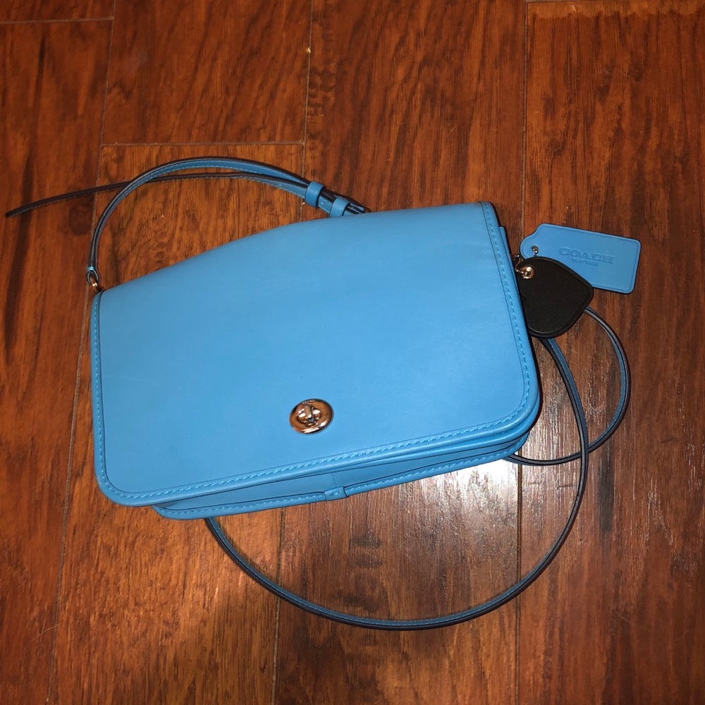 Blue Coach Crossbody